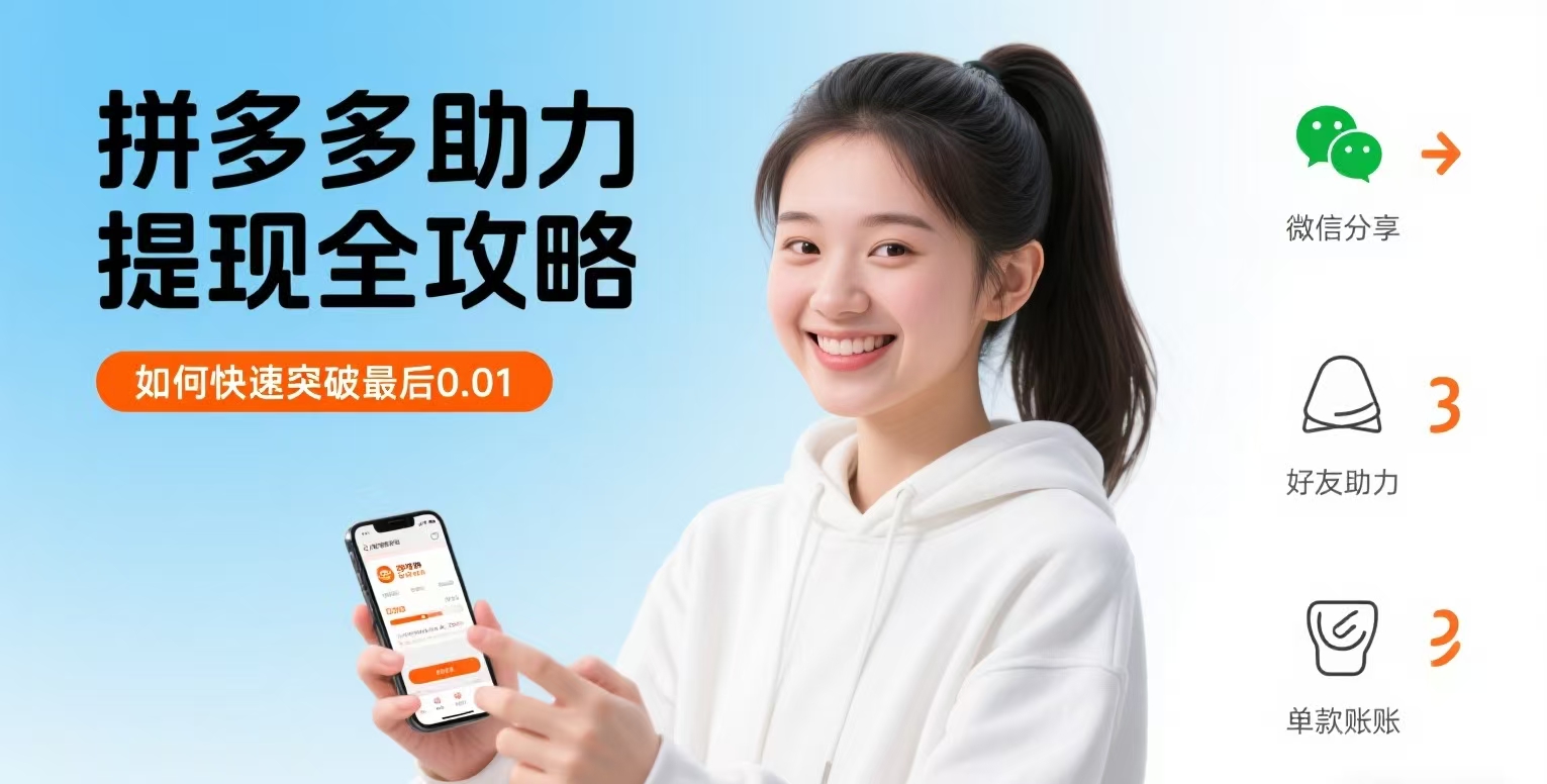 拼多多助力0.01裂变玩法：1个链接带来100次助力的终极秘籍