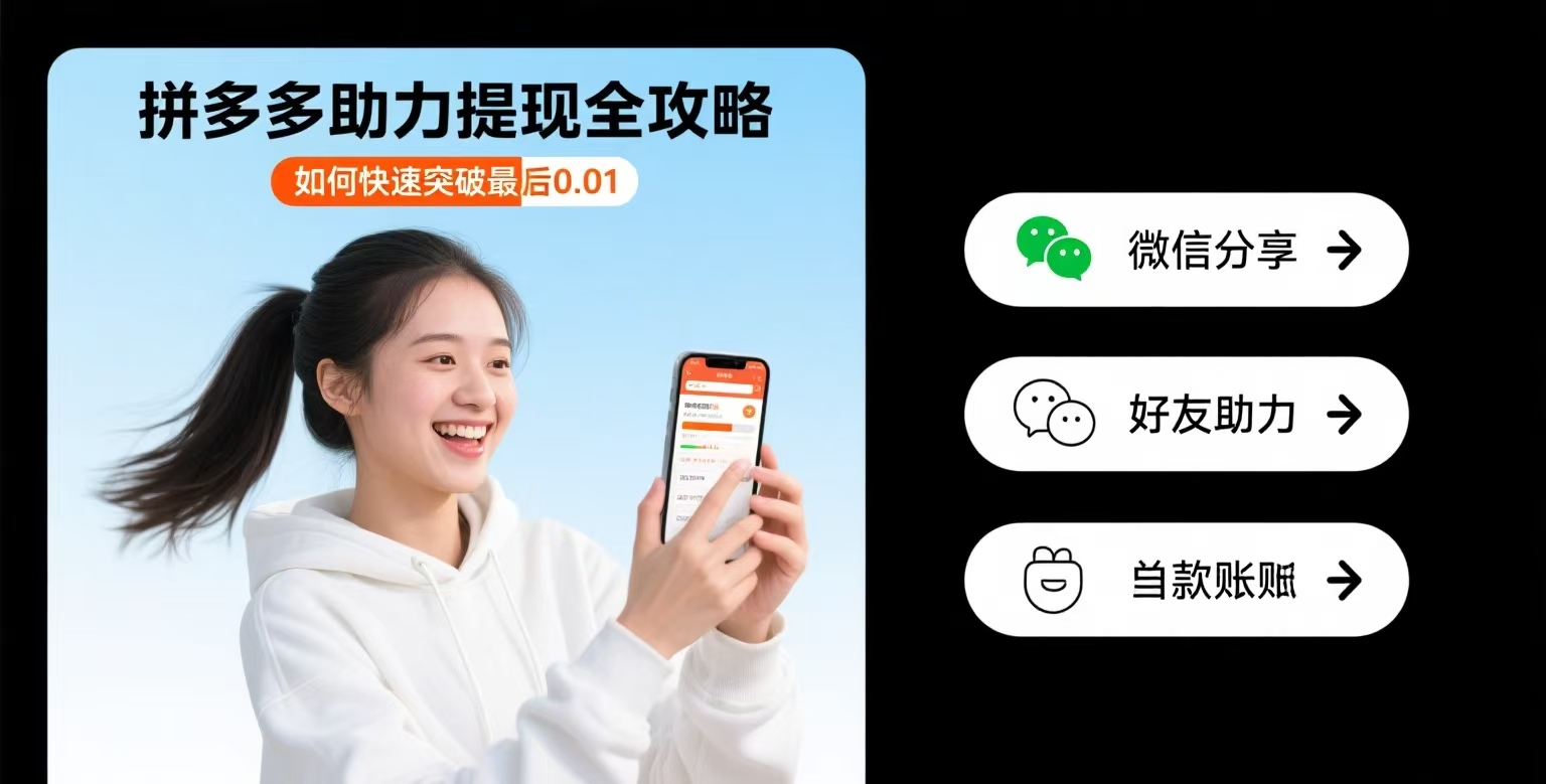 从"社交乞丐"到"互助达人"：我的拼多多提现逆袭之路