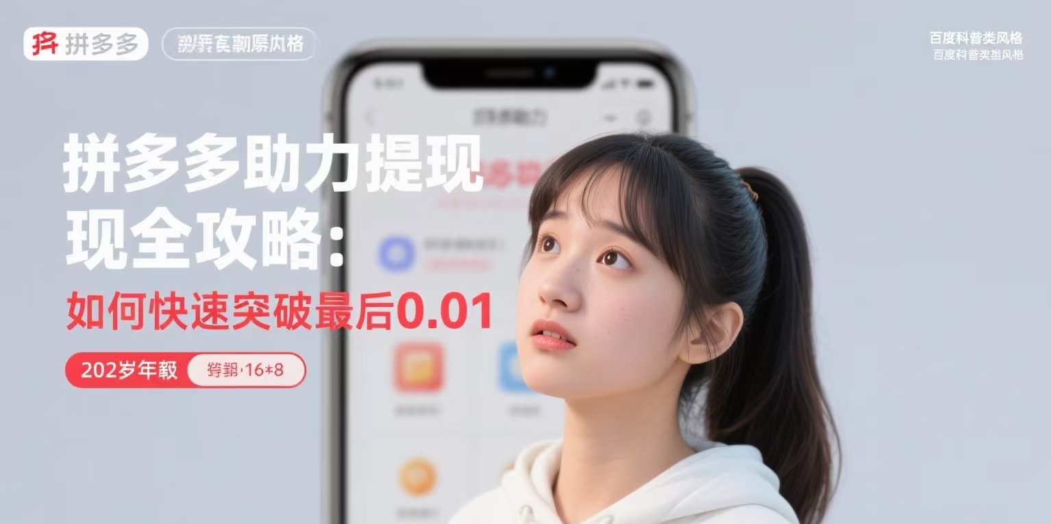 拼多多助力卡在0.01元？职业玩家私藏“凌晨突袭术”，成功率飙升300%！