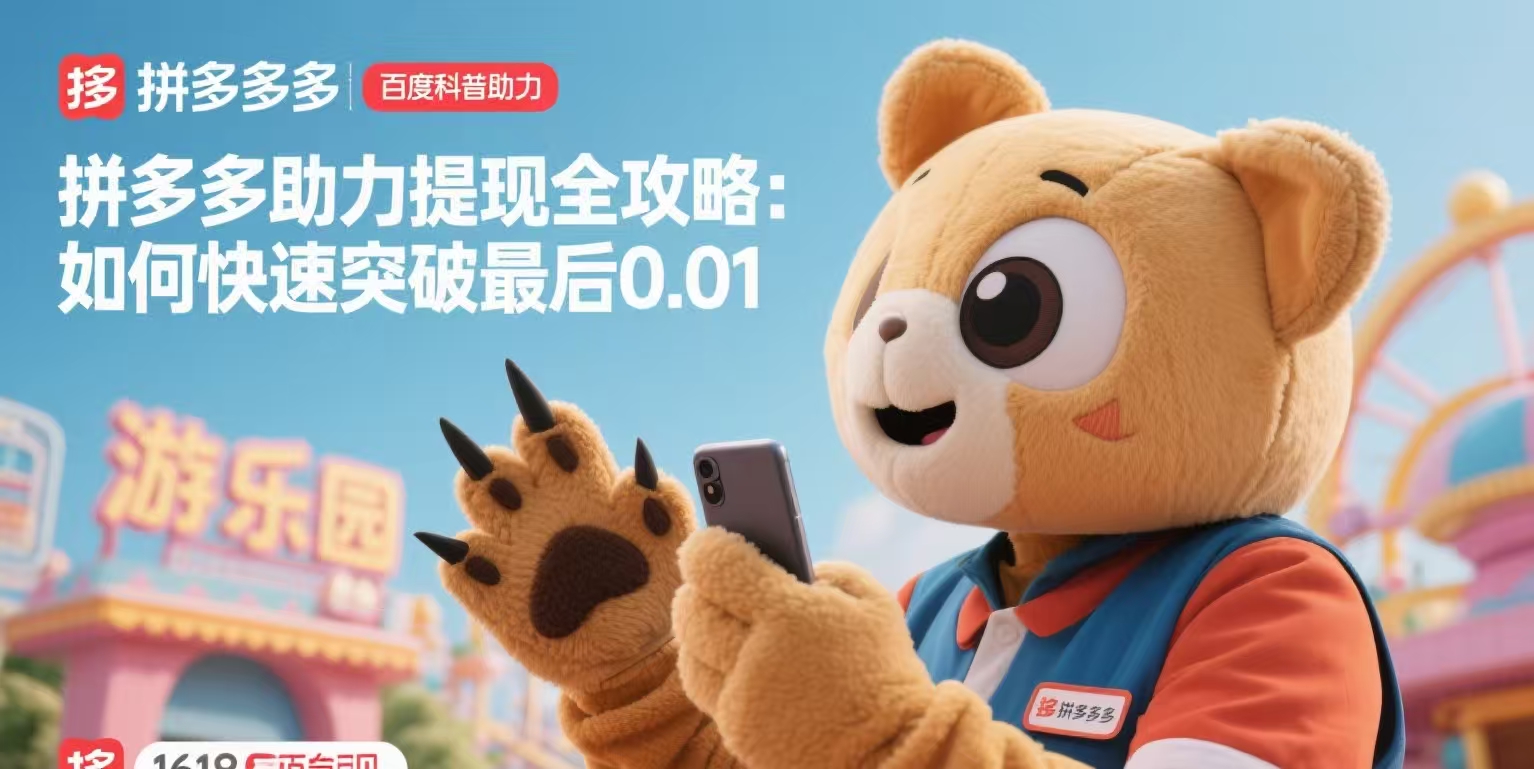 拼多多助力0.01砍价终极秘籍：3小时0元拿货，亲测92%成功率！