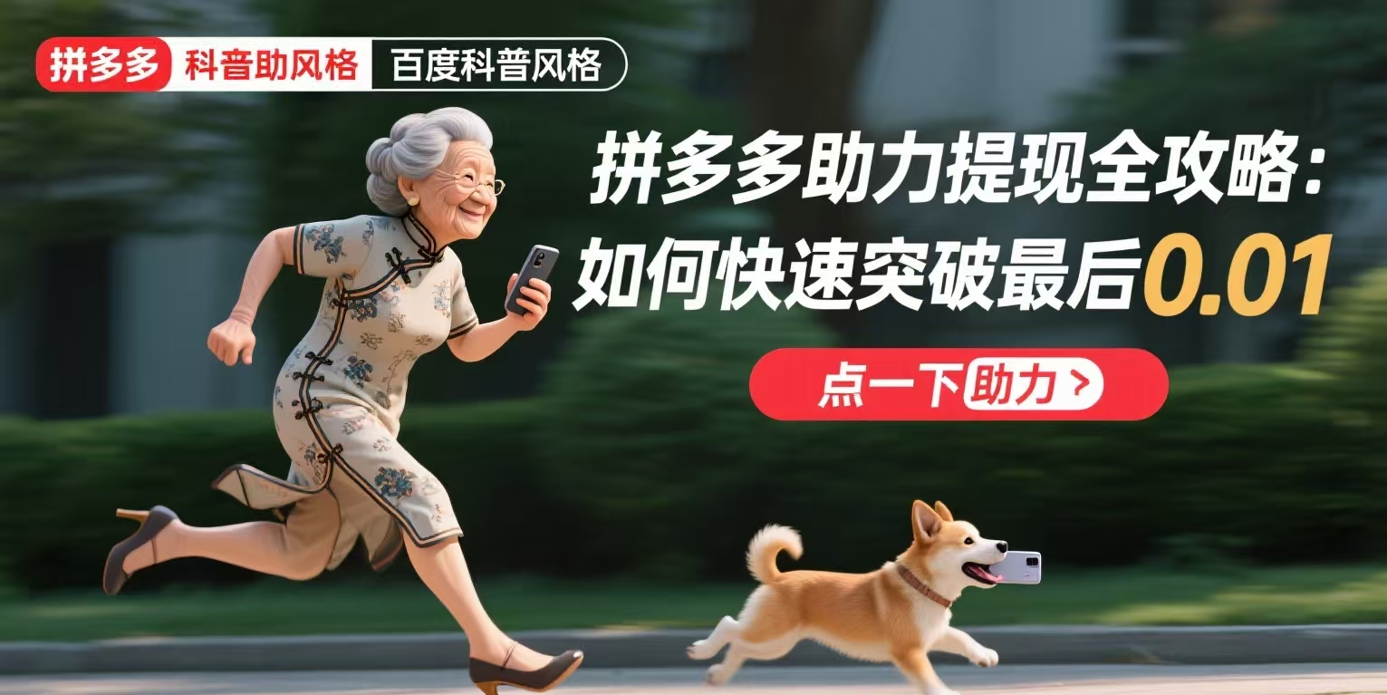 拼多多助力 新手首单福利期：前3天助力成功率高达95%！