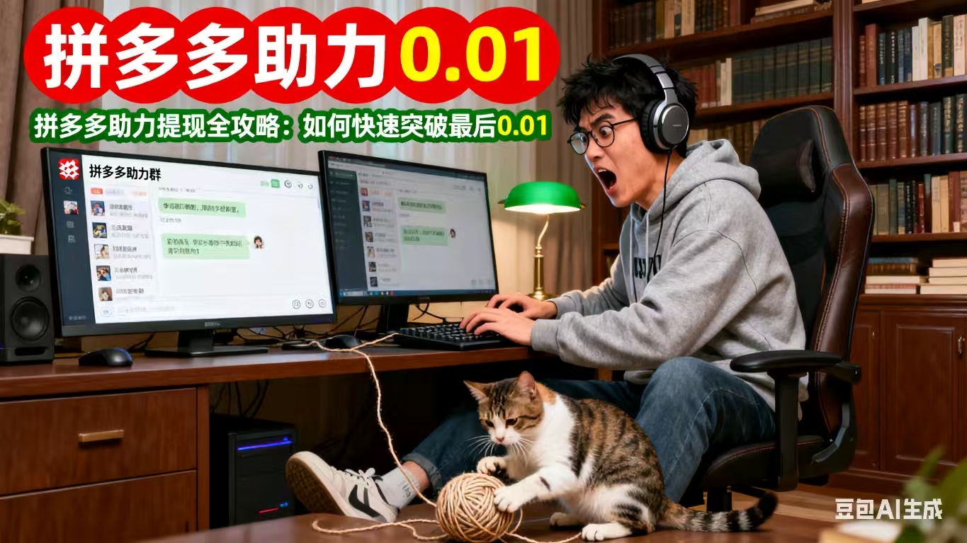 拼多多助力不求人！进来留下链接，一对一互点！