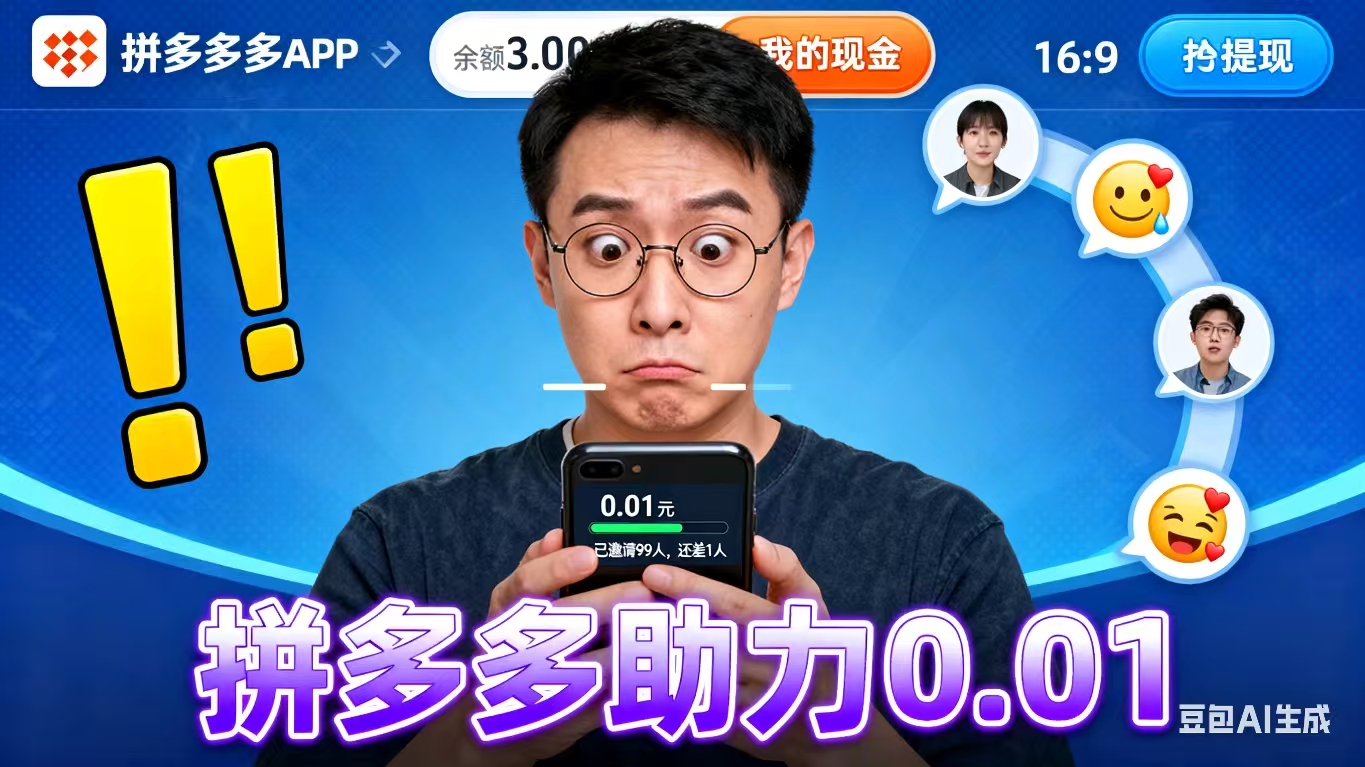 拼多多那最后的0.01元，到底是真实存在还是虚拟进度？