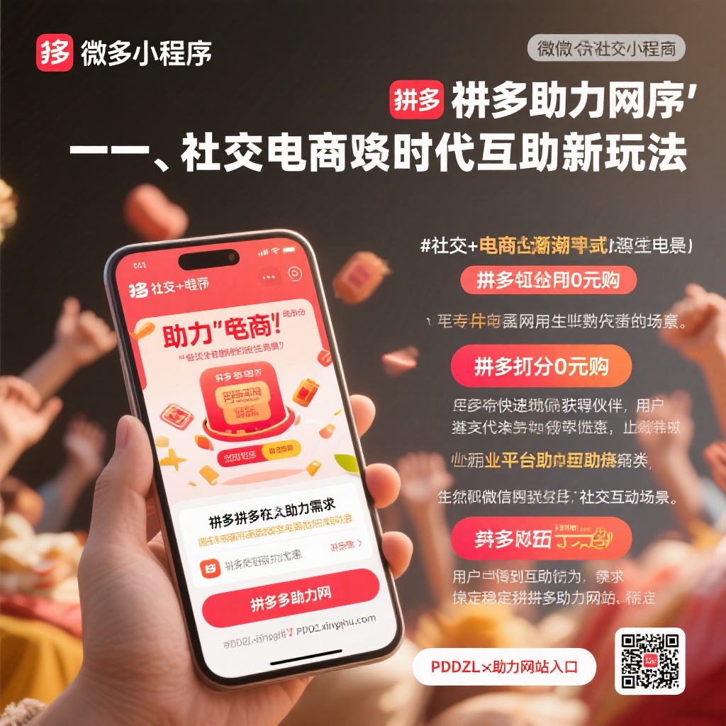 社交电商新玩法 拼多多助力神器揭秘