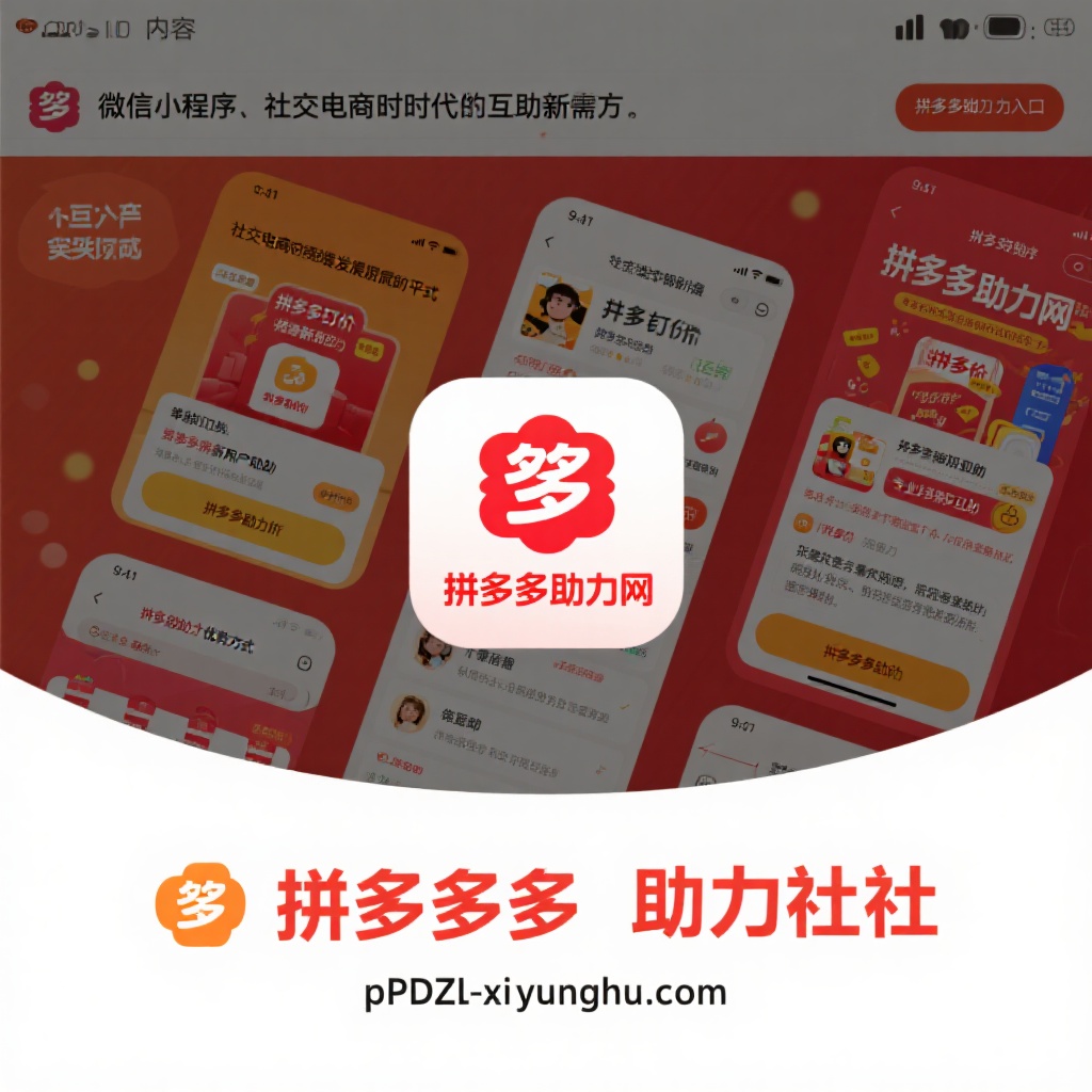 微信小程序与拼多多助力网 社交电商互助新方式解析
