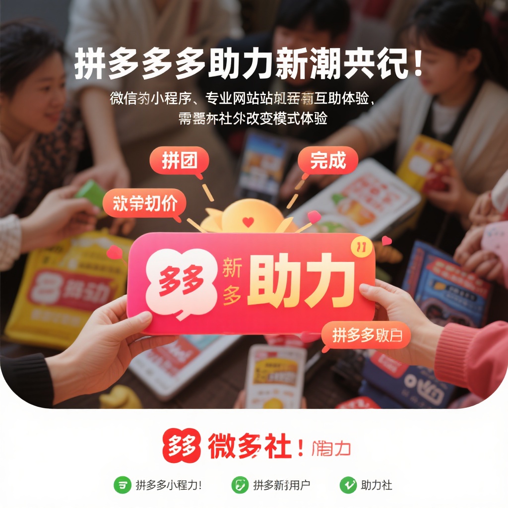 拼多多助力新纪元微信小程序与专业网站优化互助体验