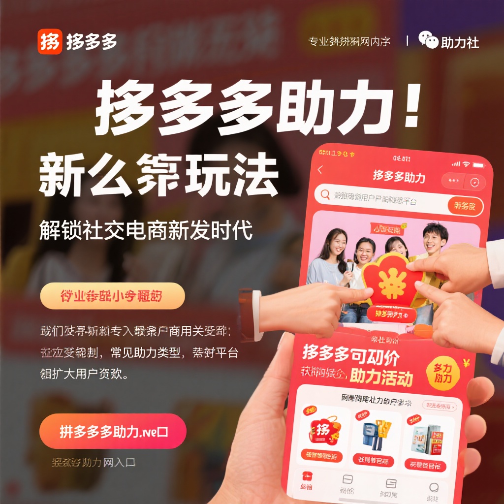 拼多多助力全攻略解锁社交电商新玩法