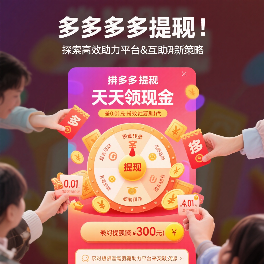 拼多多提现攻略高效助力平台与互助新策略解析