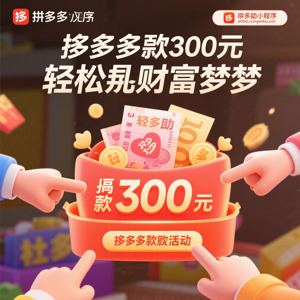 拼多多提现300元互助攻略高效助力财富梦想