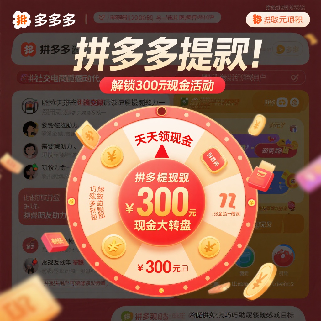 拼多多提现300元终极攻略高效互助技巧助力轻松拿现金