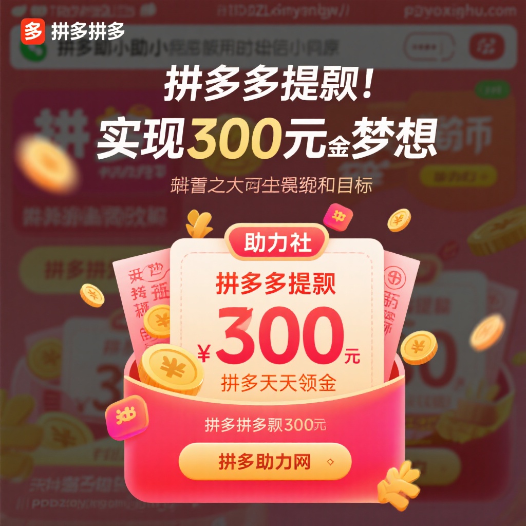 拼多多提现300元攻略高效助力平台助你轻松实现现金梦想