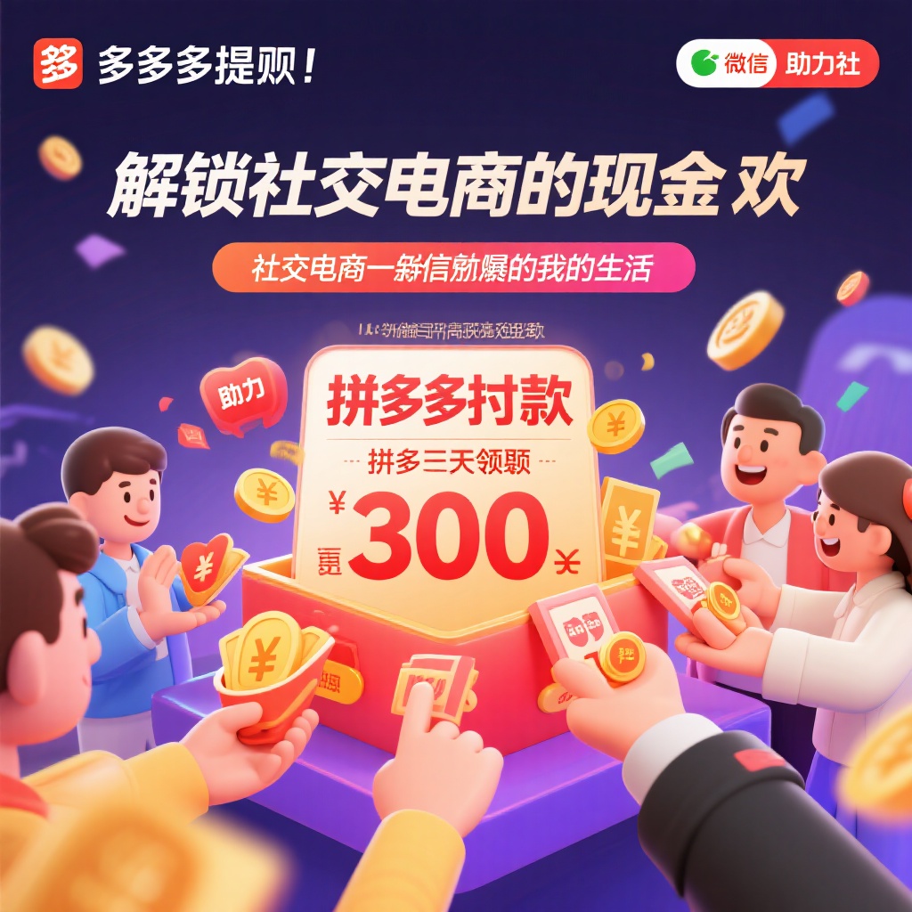 拼多多提现狂欢解锁社交电商现金福利