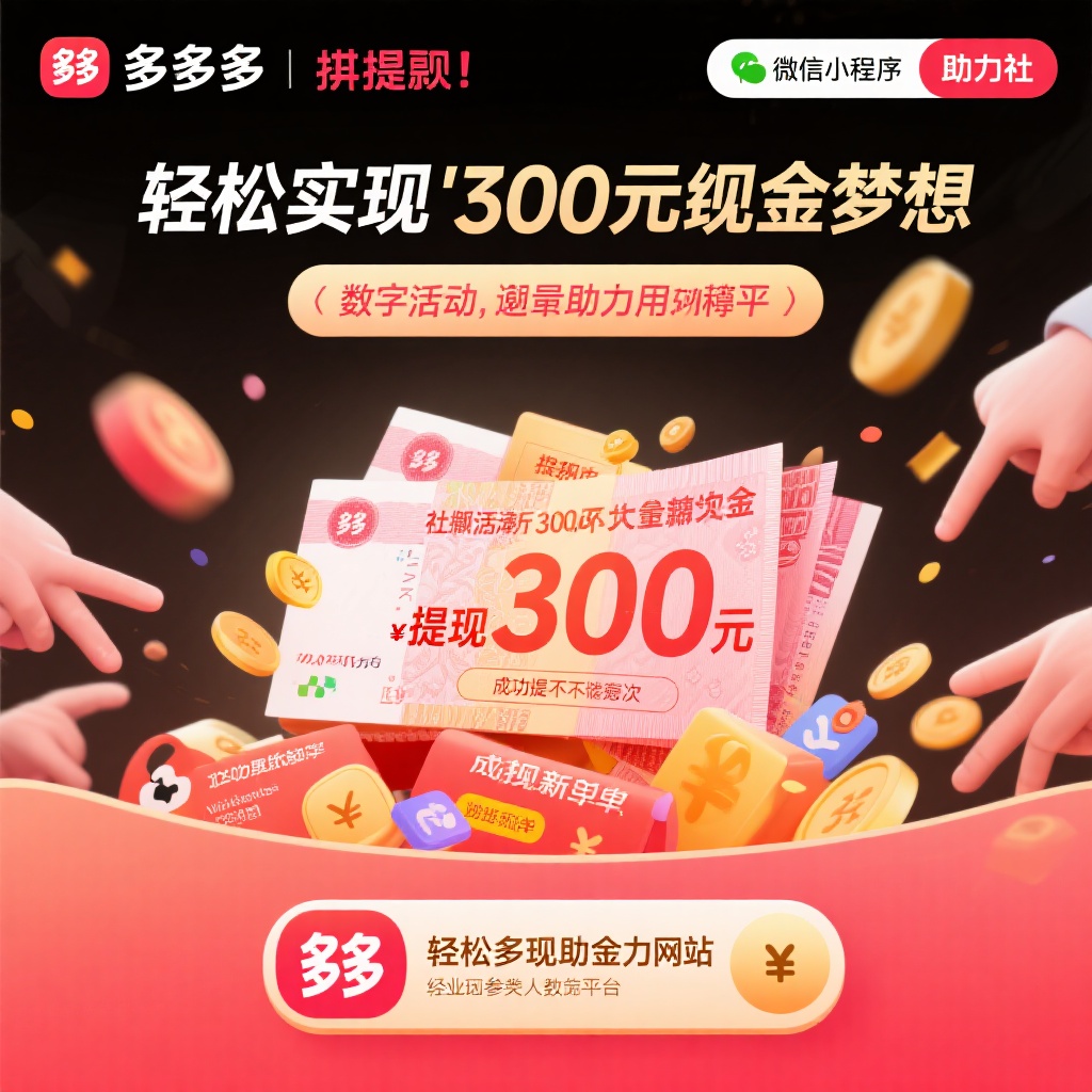 拼多多提现300元秘诀真人助力轻松实现现金梦想
