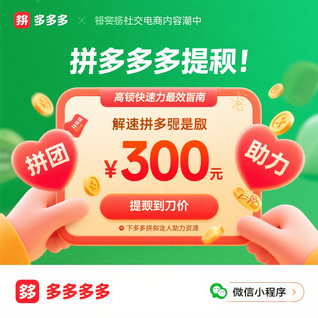 拼多多提现终极指南快速解锁助力互助高效技巧