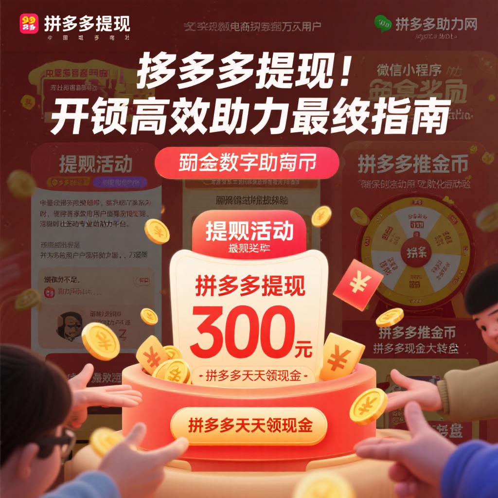 拼多多提现攻略高效助力解锁现金奖励终极指南