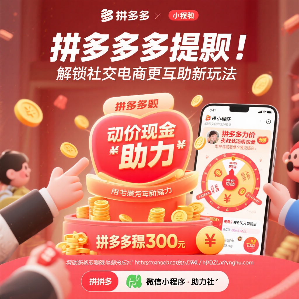 拼多多提现新玩法互助社解锁社交电商助力秘籍