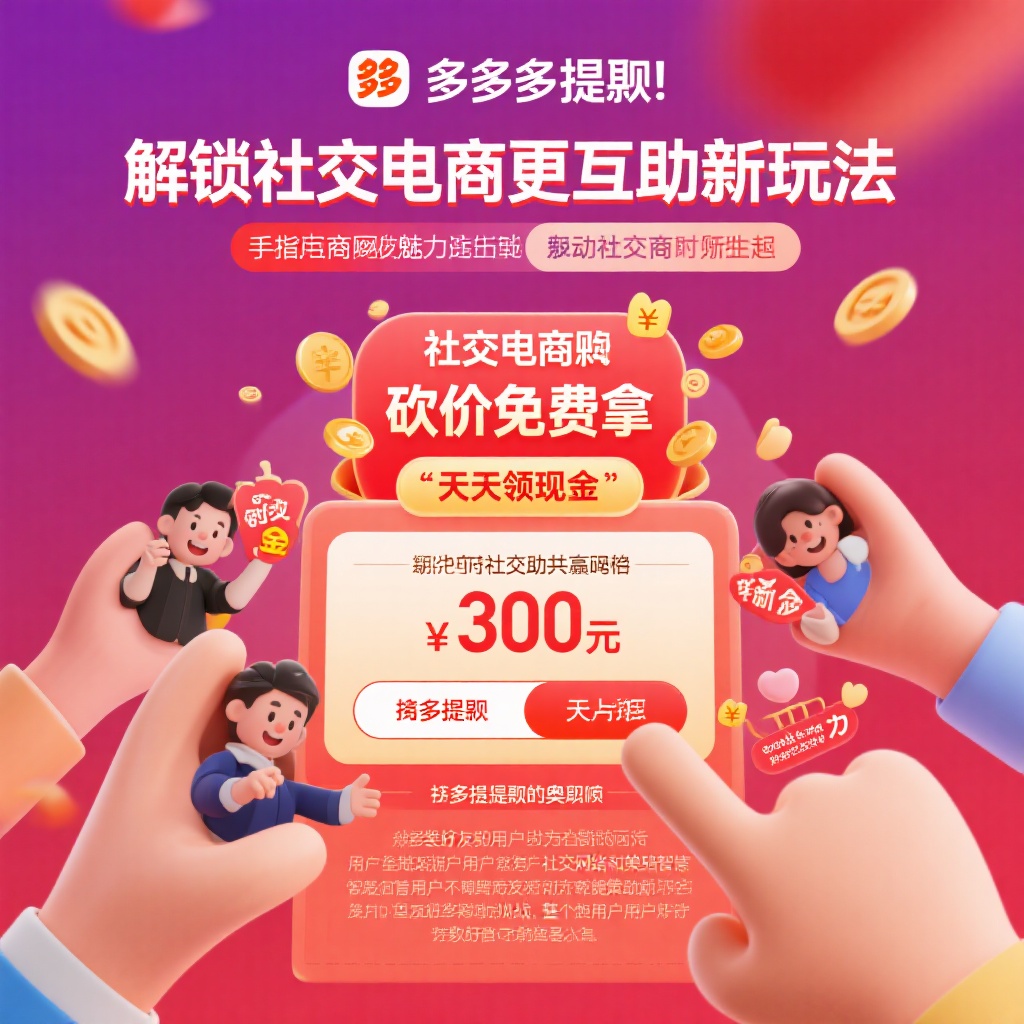 拼多多提现攻略解锁社交电商互助新玩法