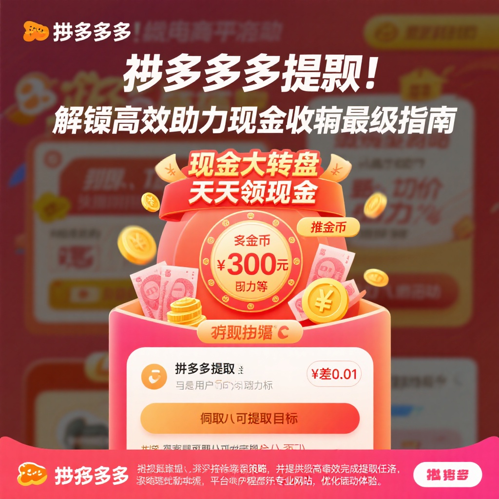 拼多多提现终极指南高效助力解锁现金奖励