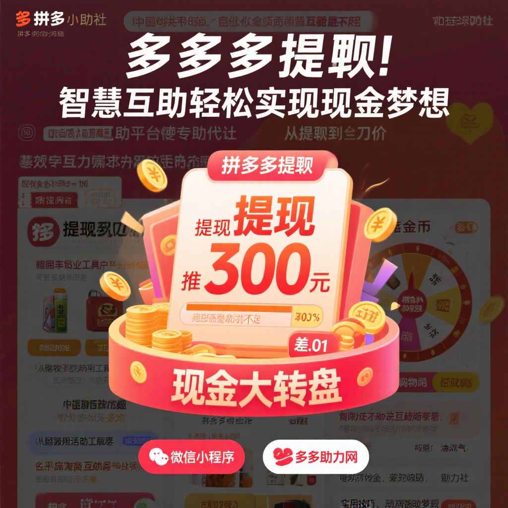 拼多多提现智慧互助轻松实现现金梦想