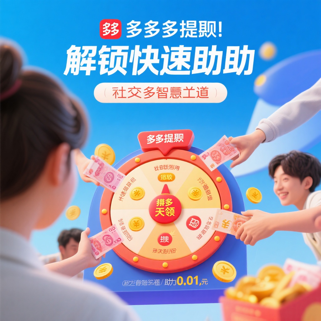 拼多多提现攻略快速互助赢现金奖励