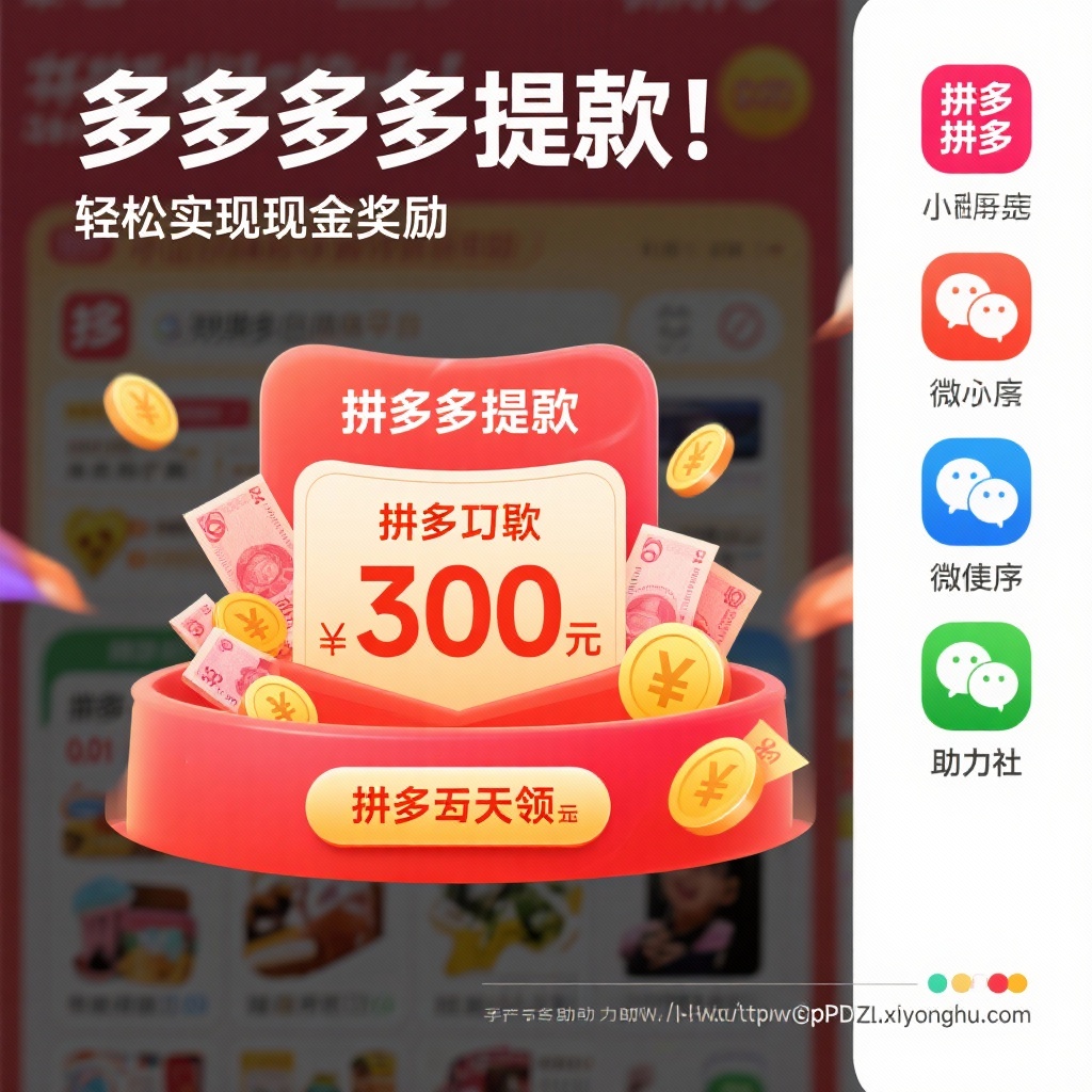 拼多多提现秘诀专业助力平台推荐轻松赢现金奖励