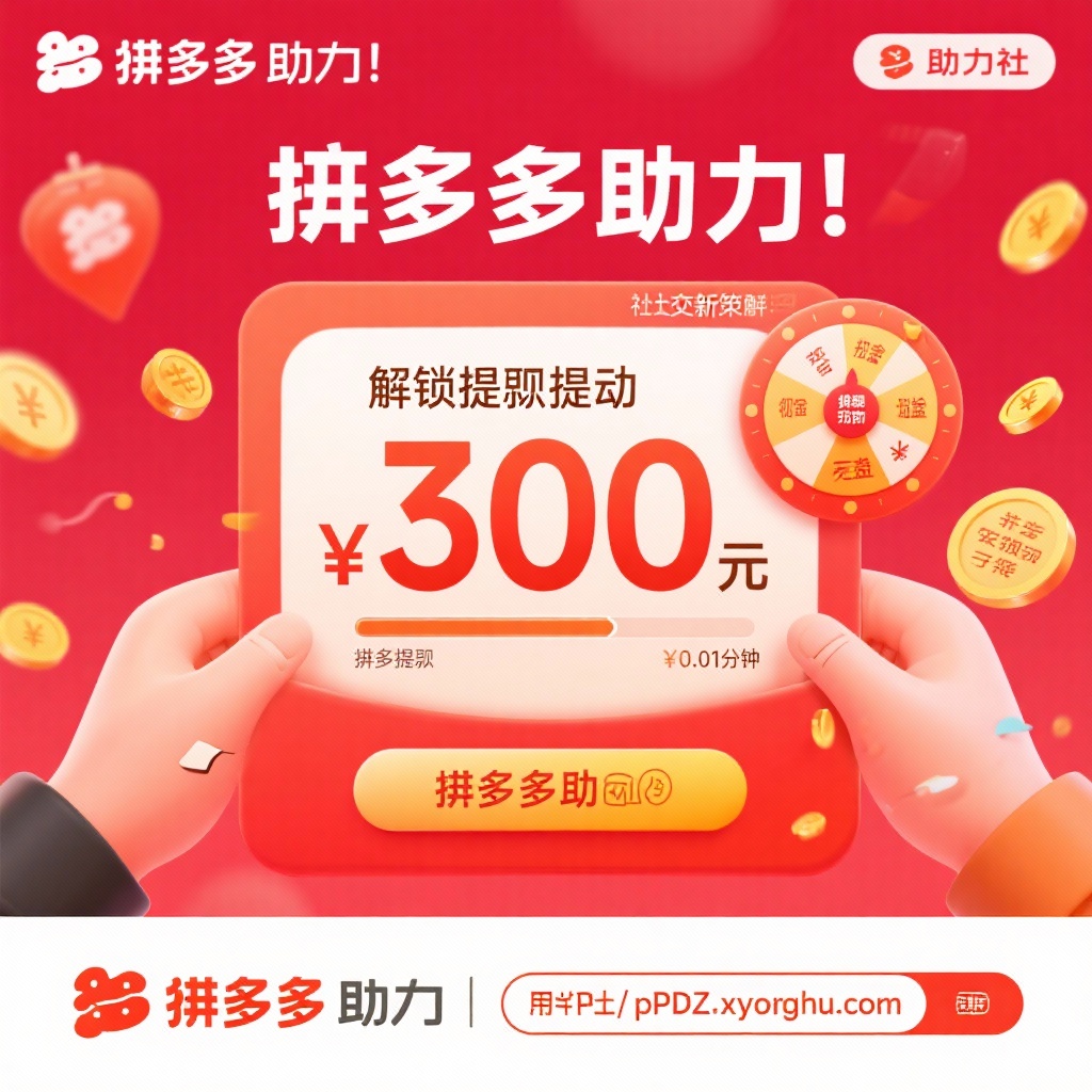 拼多多提现300元互助新策略轻松突破差001困境
