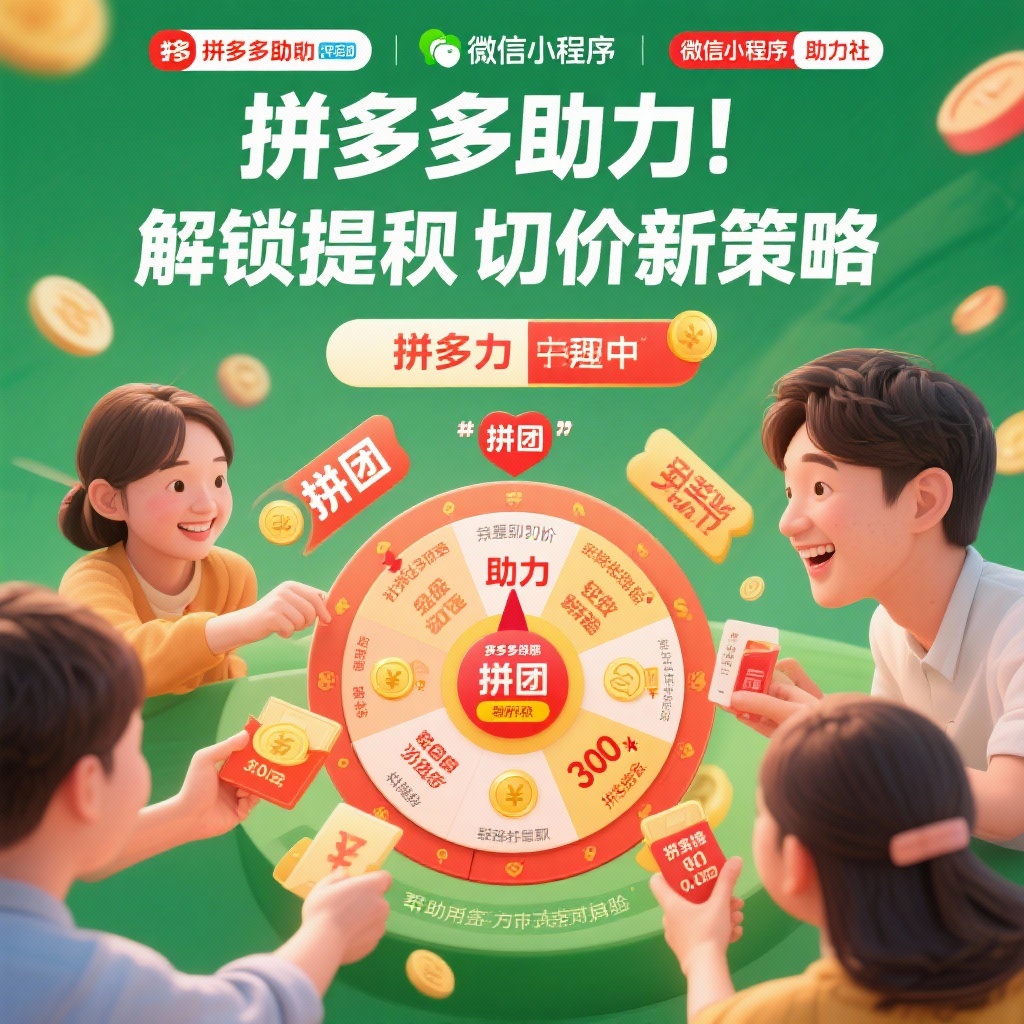 拼多多助力新策略解锁提现与砍价高效技巧