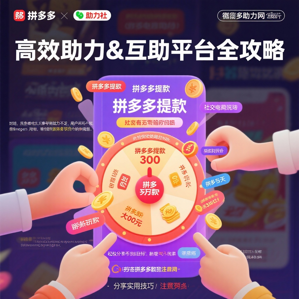 拼多多提现攻略高效助力平台与技巧全解析