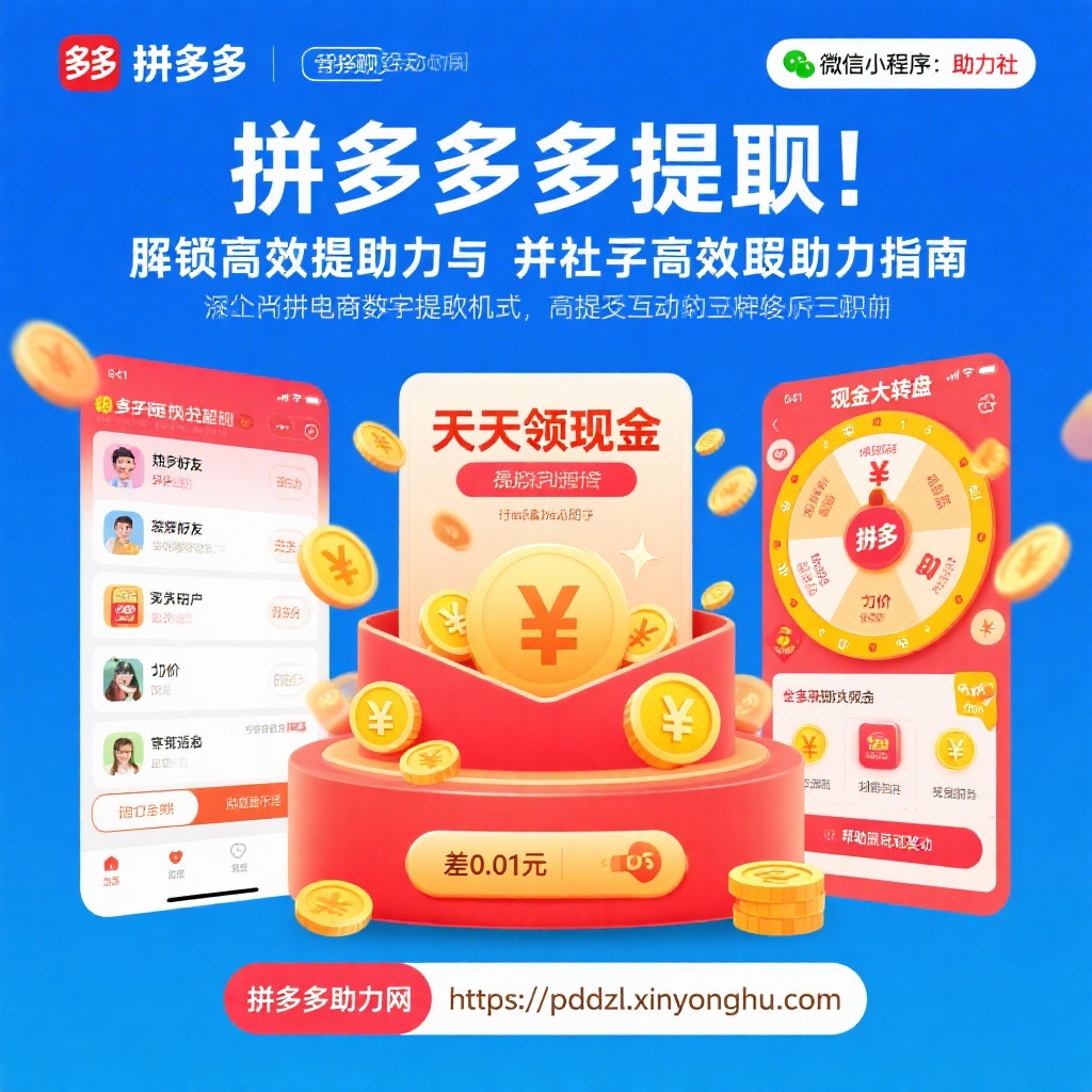 拼多多提现终极指南高效助力解锁现金奖励