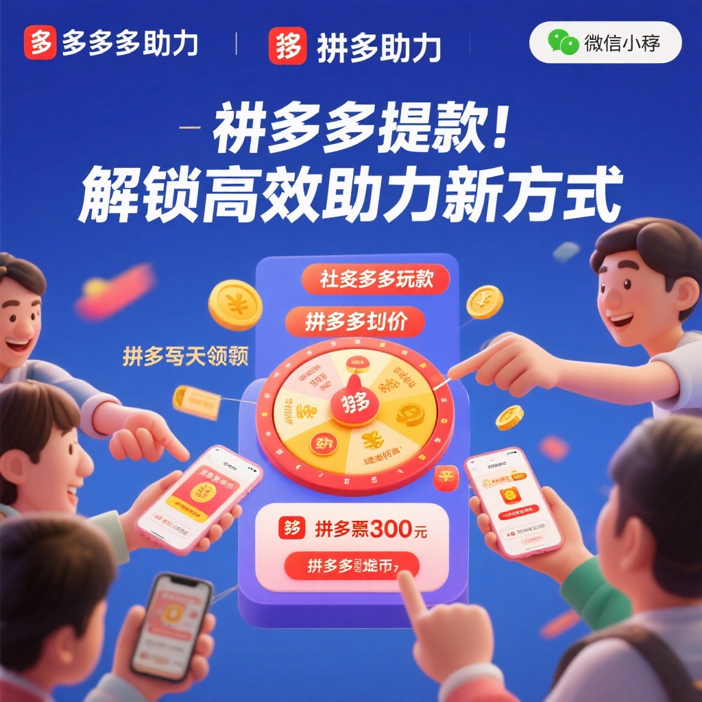 拼多多提现高效助力新方式快速解锁提现砍价技巧