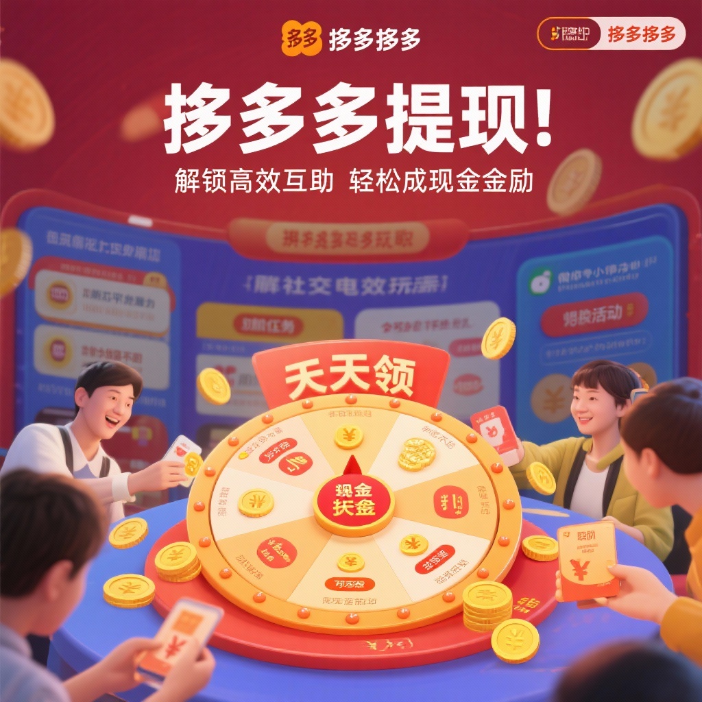 拼多多提现高效互助攻略轻松实现现金奖励