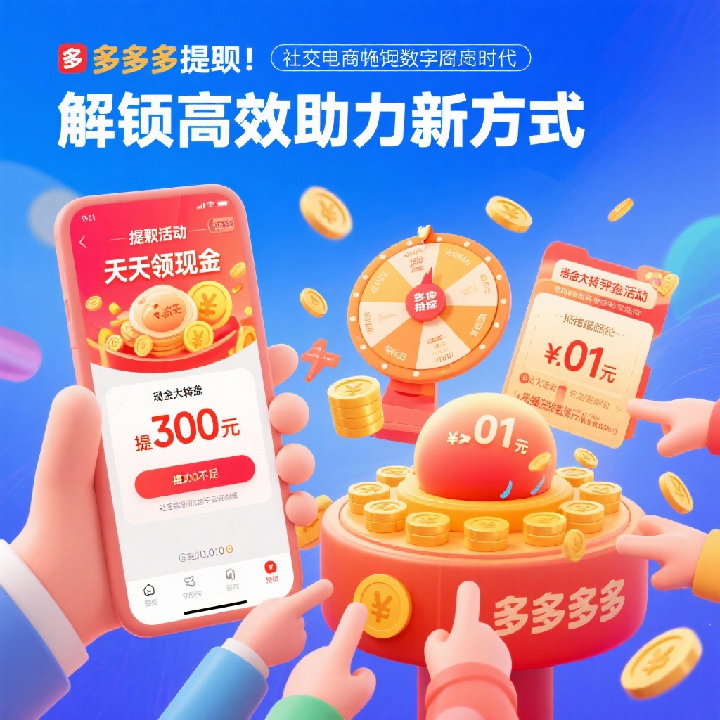 拼多多提现高效助力新方式解锁轻松现金奖励