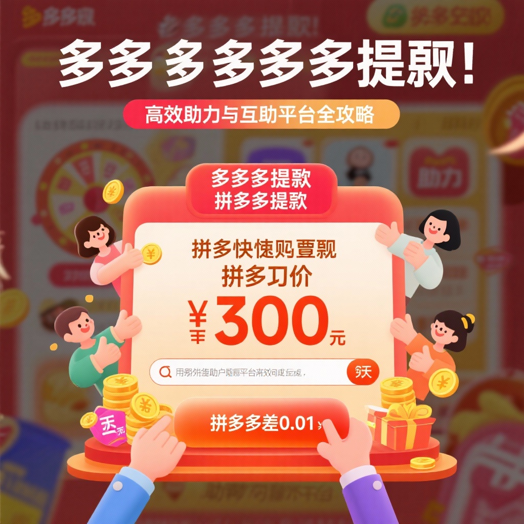 拼多多提现攻略高效助力平台与互助技巧全解析